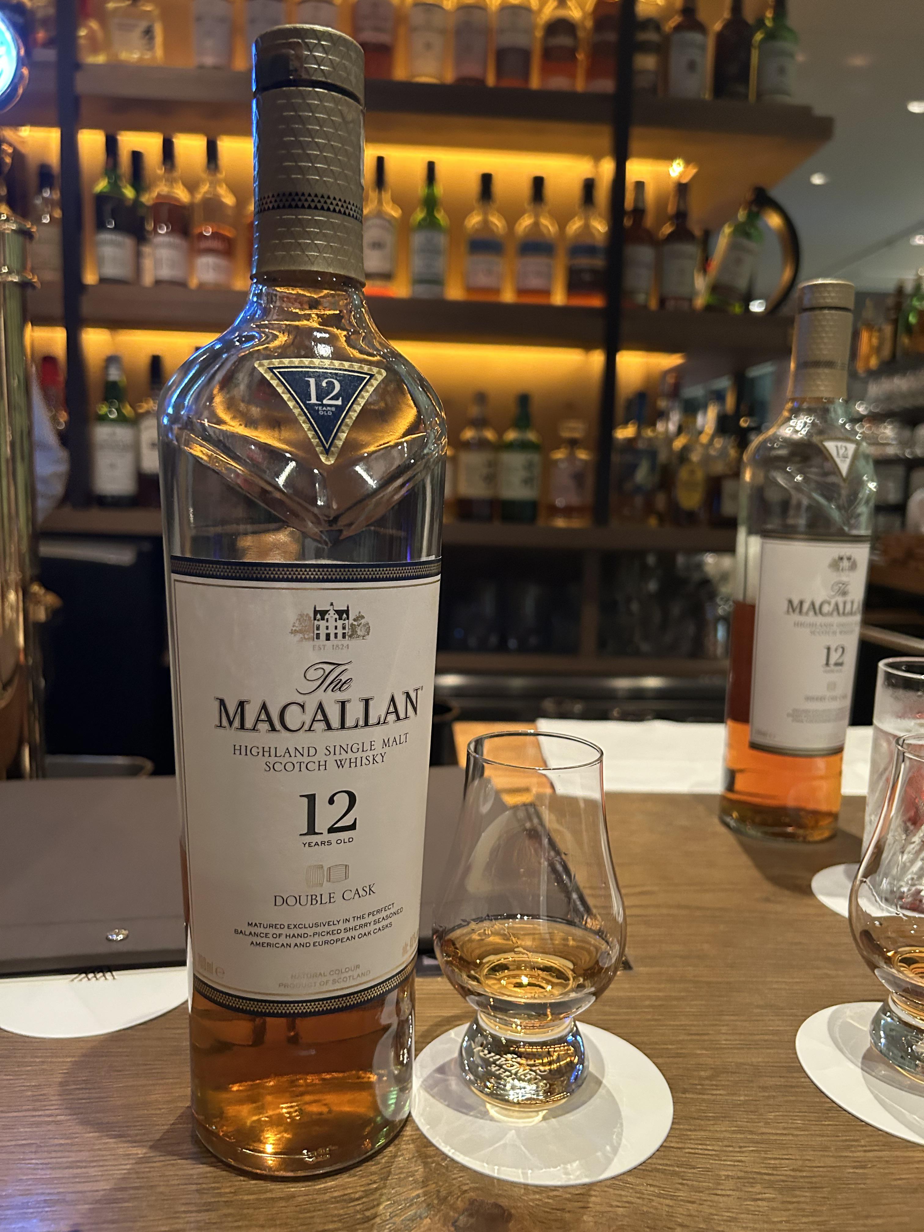 Macallan whisky — premium drink referenced in the debate
